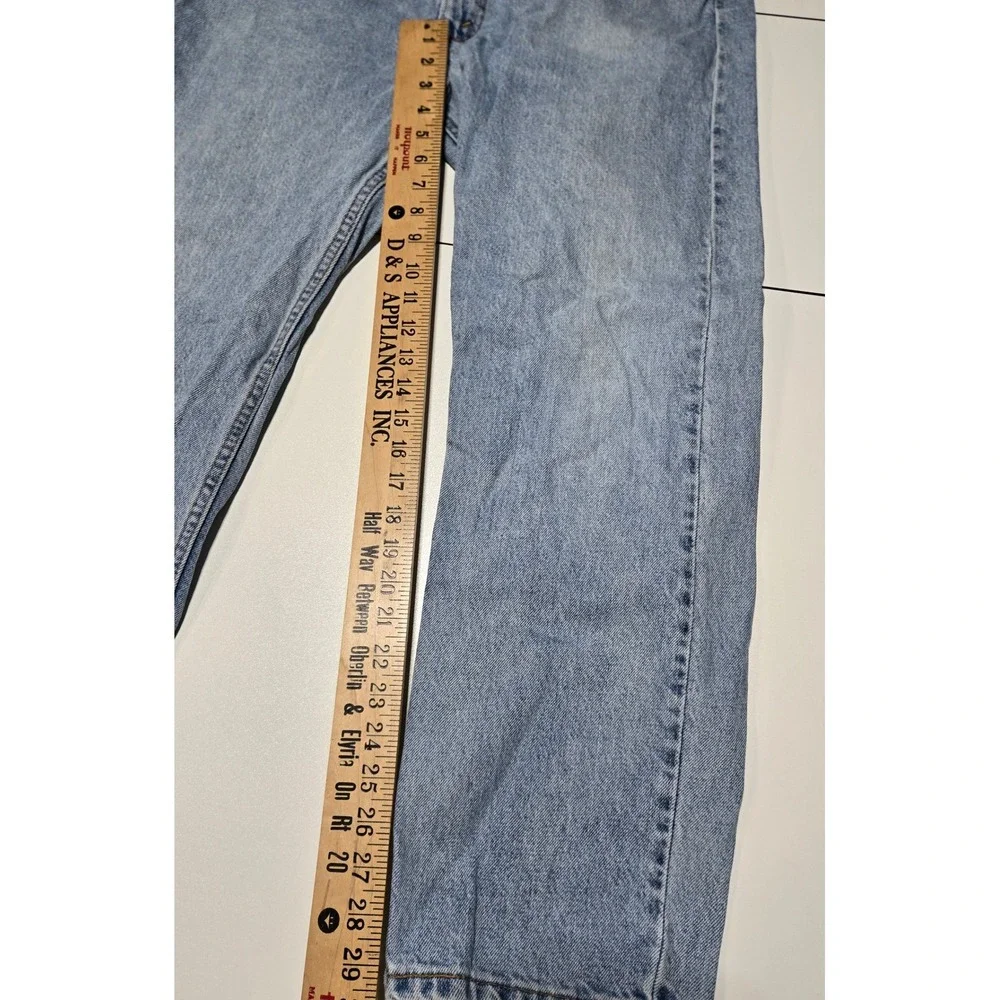 Levi's‎ Orange Tab 505 Light Wash Straight Leg Jeans Men's 36x30 Vintage USA